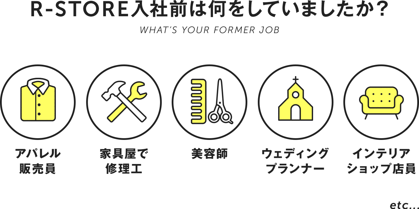 R-STORE入社前は何をしていましたか？