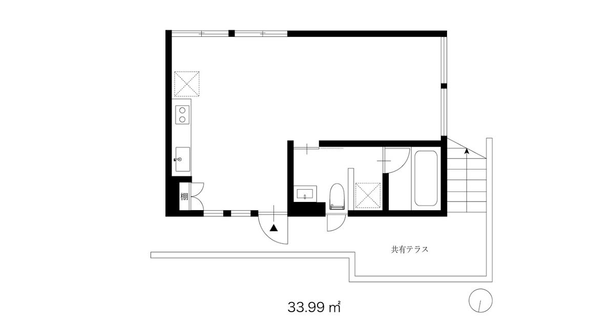 戸部 Industrial 1room 02号室 神奈川県 横浜市西区デザイナーズ リノベーションのオフィス 店舗物件探しはr Store